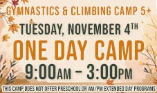 One Day Camp, November 4th One Day Camp, November 4th